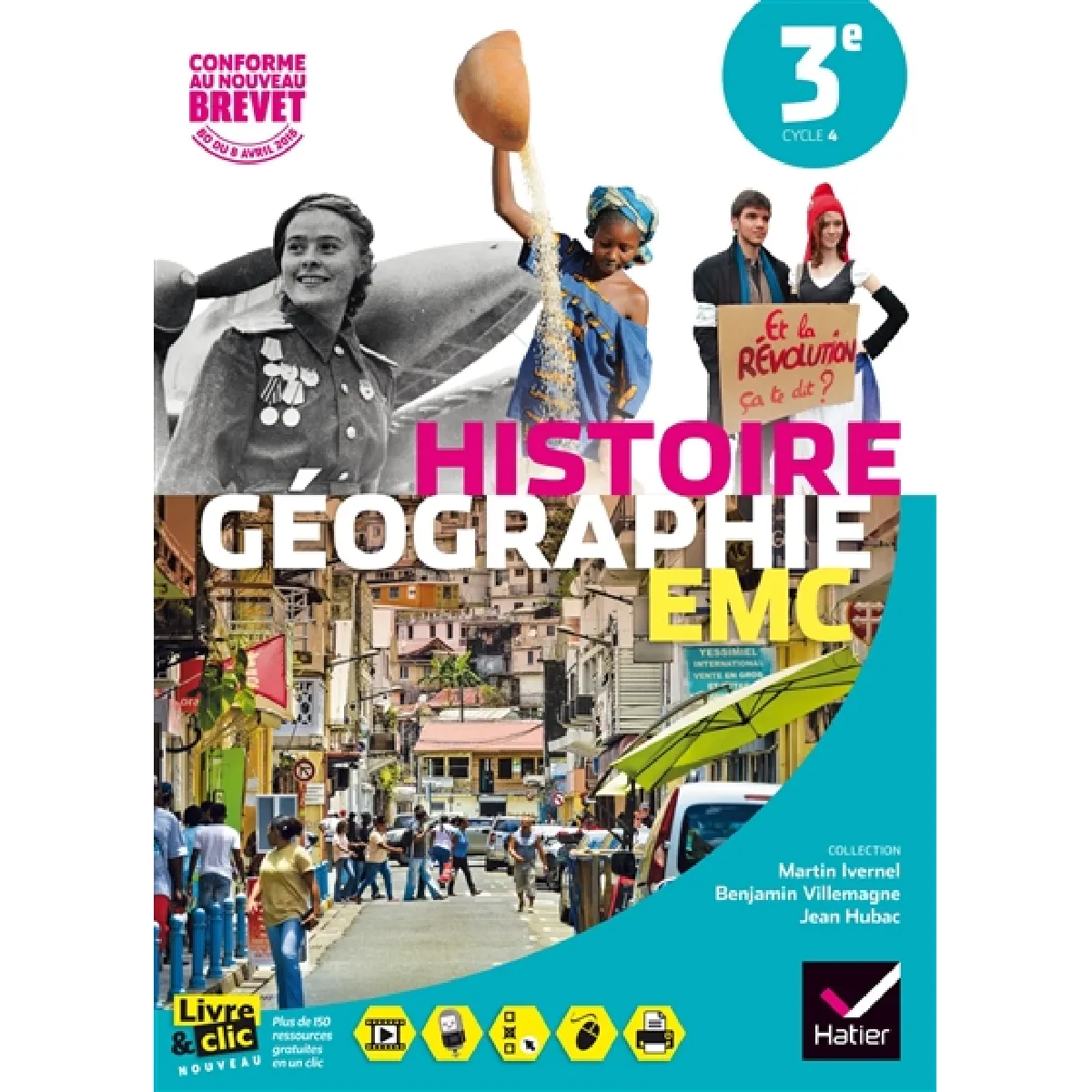 Hatier Histoire-Géographie Enseignement Moral Et Civique 3E Éd. 2016 - Manuel De L'élève - Image 3