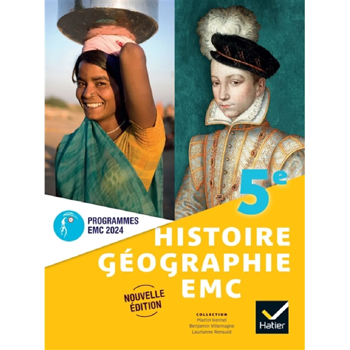 ***Livres*** Histoire Géographie, Emc 5E, Cycle 4 : Programmes Emc 2024