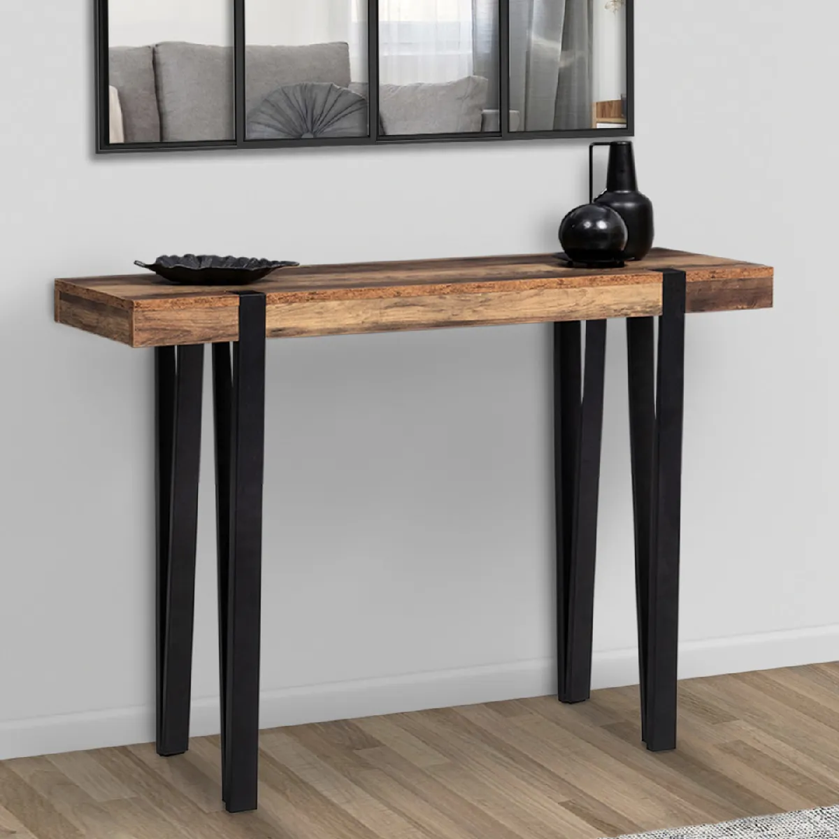 Non Communiqué Bois Foncé Console Austria Bois Pied Épingle - Image 3