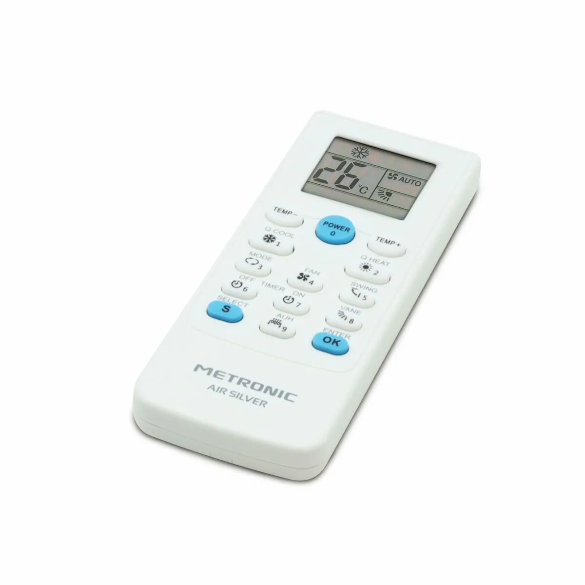 Metronic Blanc Télécommande Universelle Pour Climatiseur - Neuf - Image 3