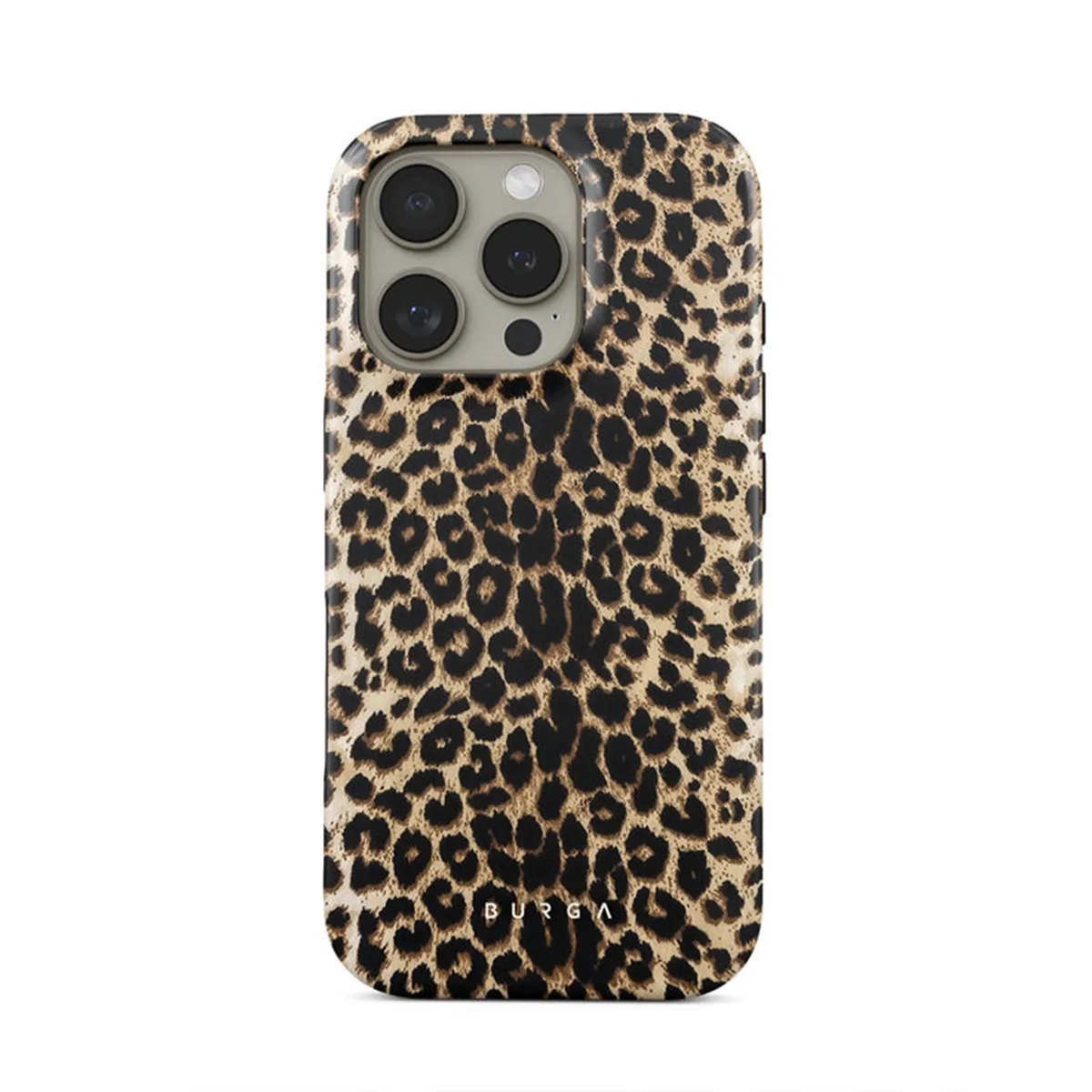 Burga Coque Pour Iphone 16 Pro Max Magsafe Tough Antichocs Modèle Player Léopard - Image 3