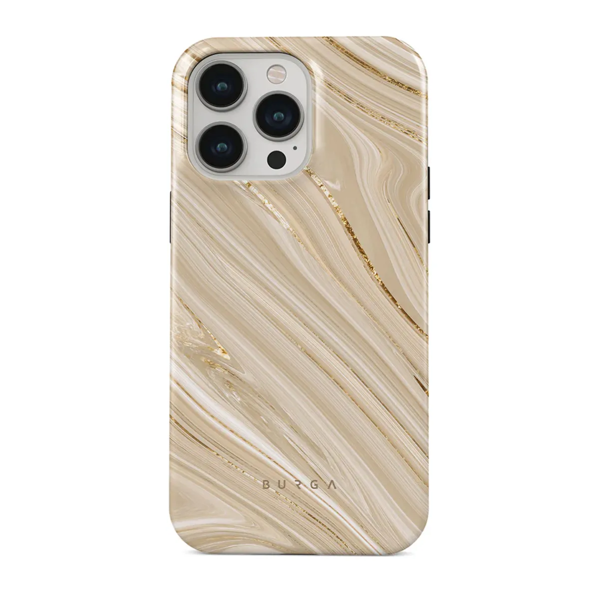 Burga Beige Coque Pour Iphone 14 Pro Max Tough Antichocs Modèle Full Glam