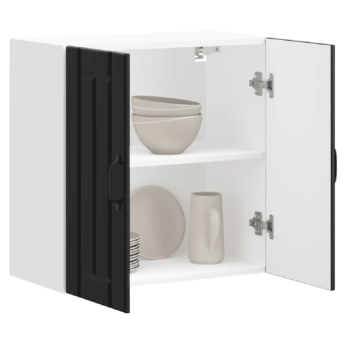 vidaXL Armoire murale de cuisine Lucca bois d'ingénierie - vue 4