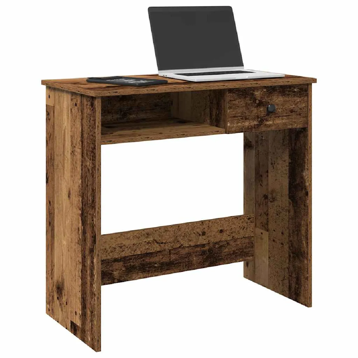 vidaXL Bureau Vieux bois - vue 2