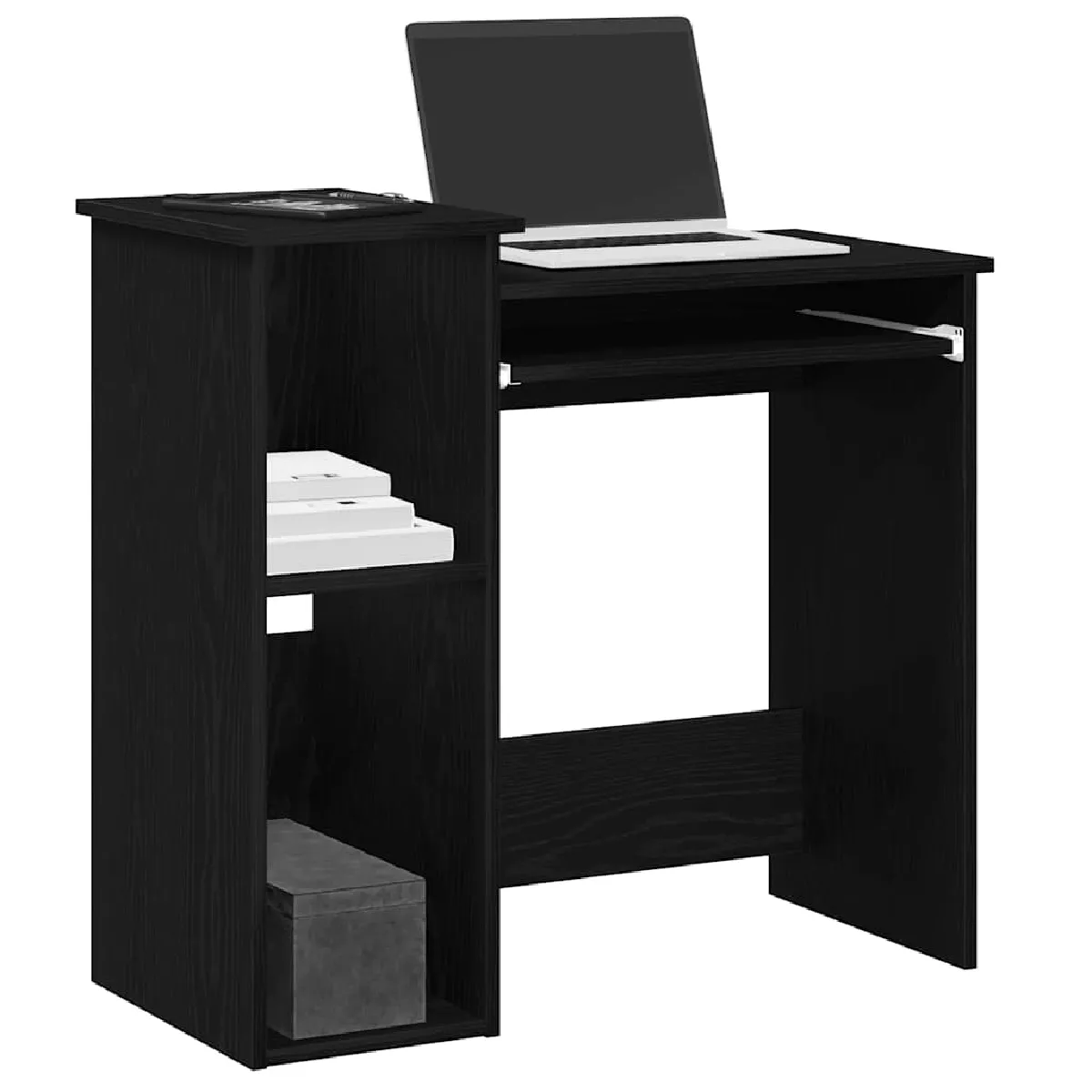 vidaXL Bureau avec étagères - vue 2