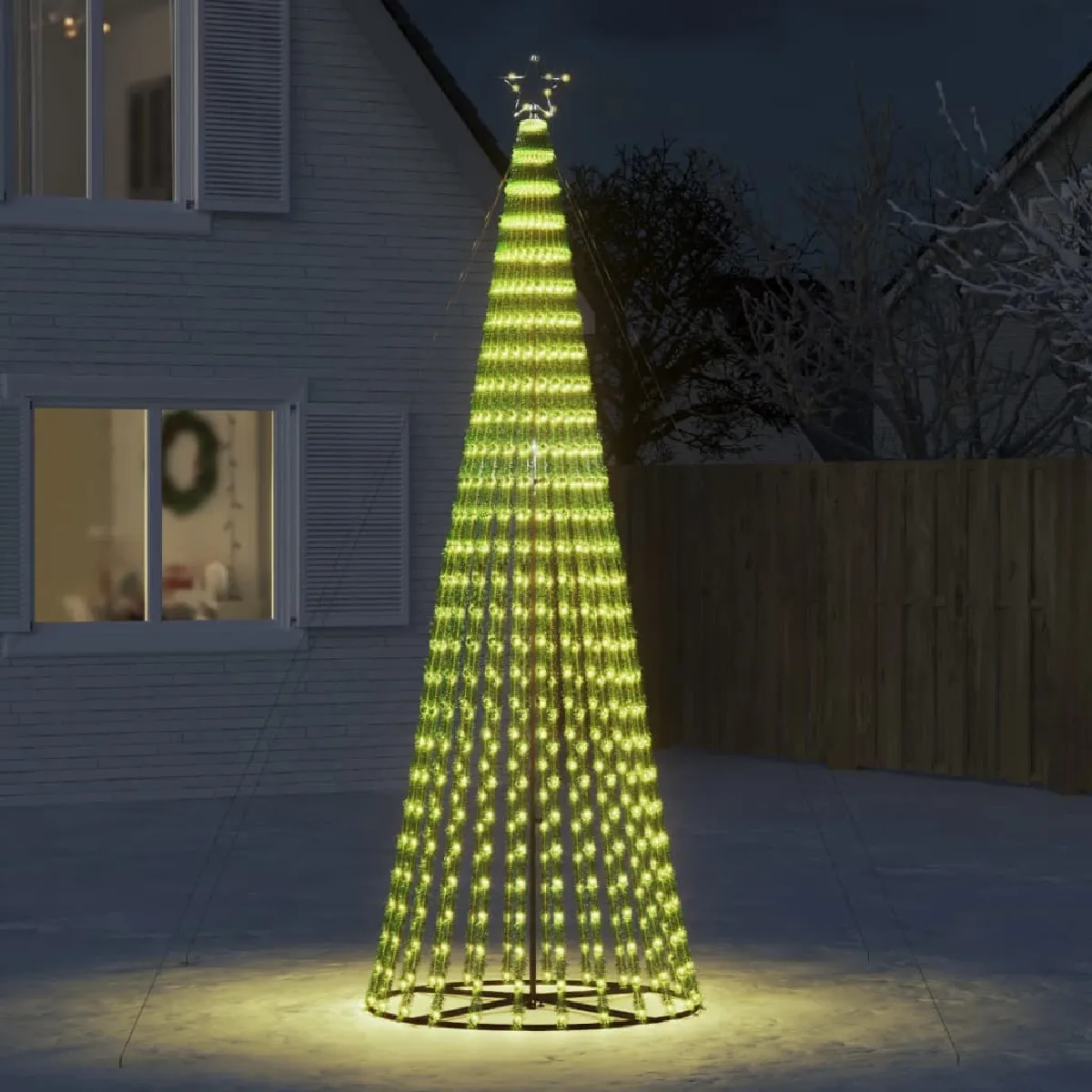 vidaXL Sapin de Noël LED 688 LED 300 cm