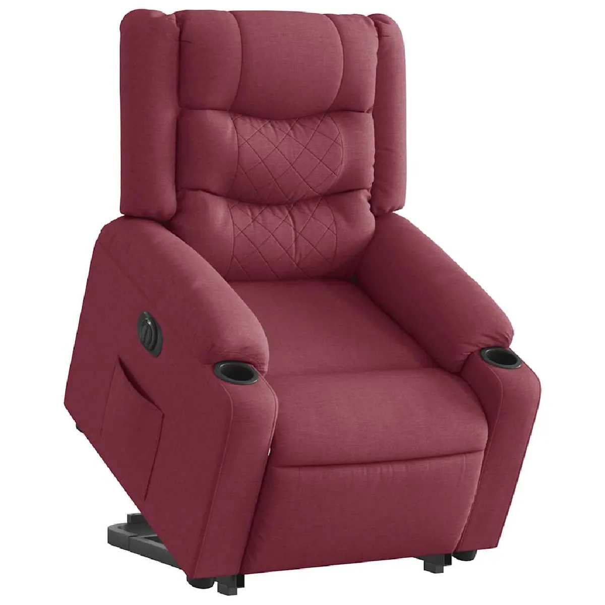VIDAXL Fauteuil Électrique Rouge Bordeaux