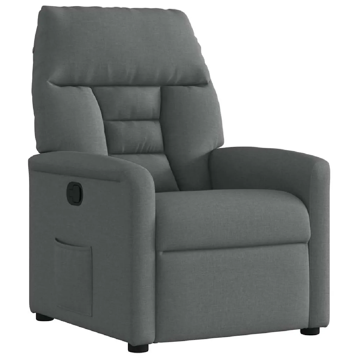 Vidaxl Gris Fauteuil Inclinable - Foncé Tissu