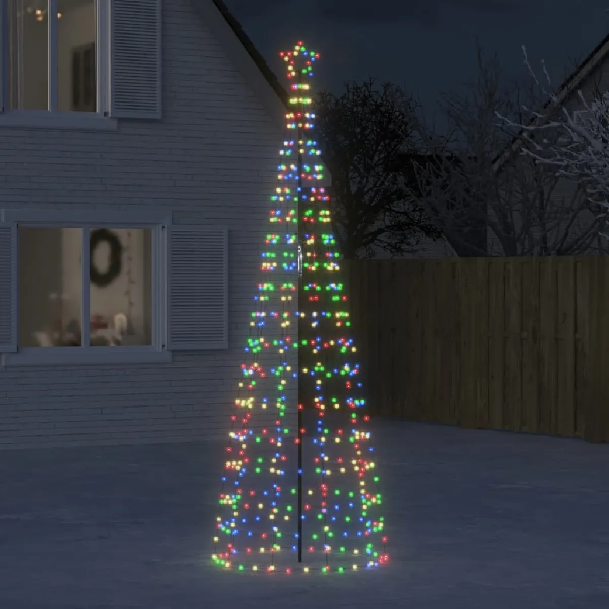 vidaXL Sapin de Noël LED 570 LED 300 cm