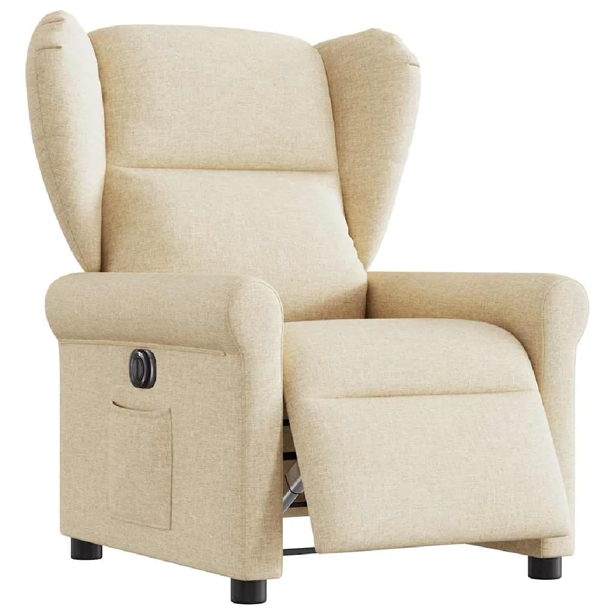 vidaXL Fauteuil inclinable électrique Crème - vue 7