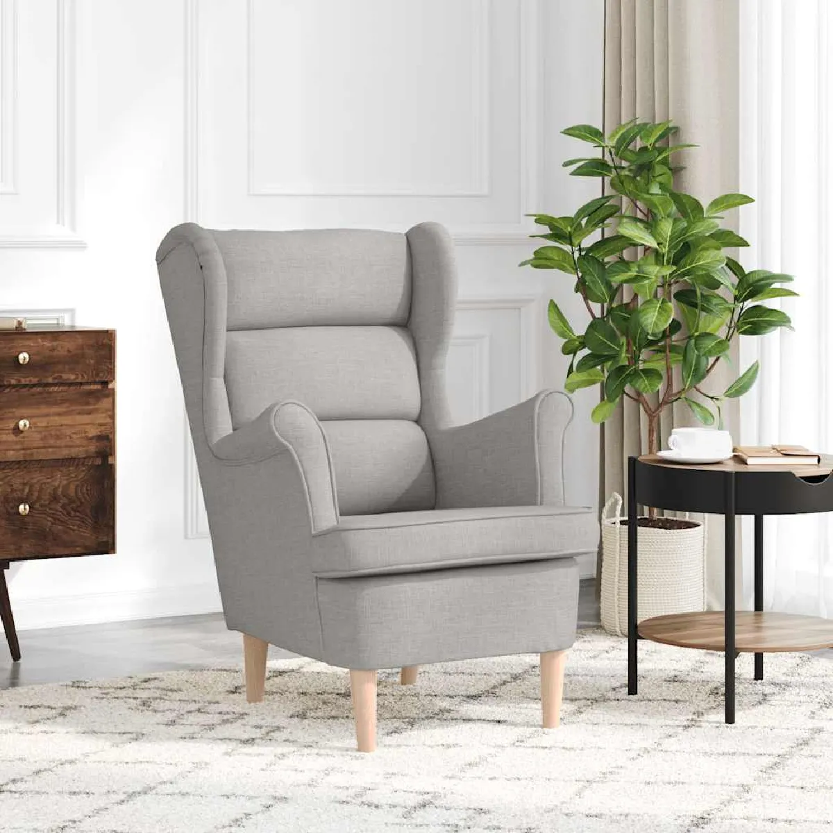 VIDAXL Fauteuil - Gris nuage