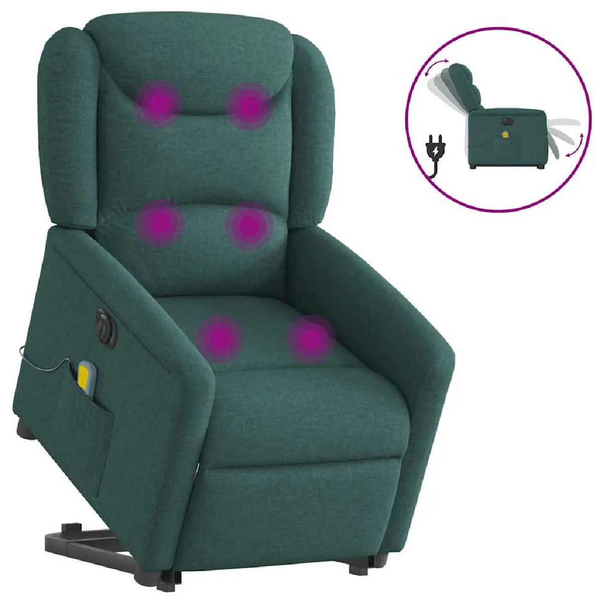 VidaXL Fauteuil de massage - vue 5