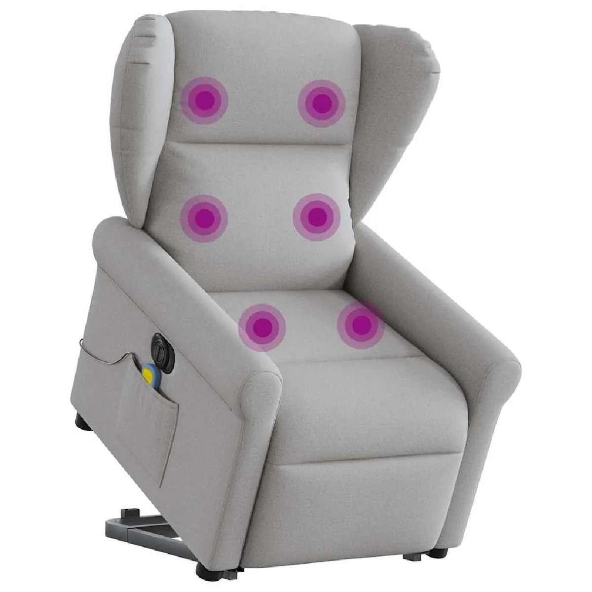 Vidaxl Gris Fauteuil De Massage - Nuage