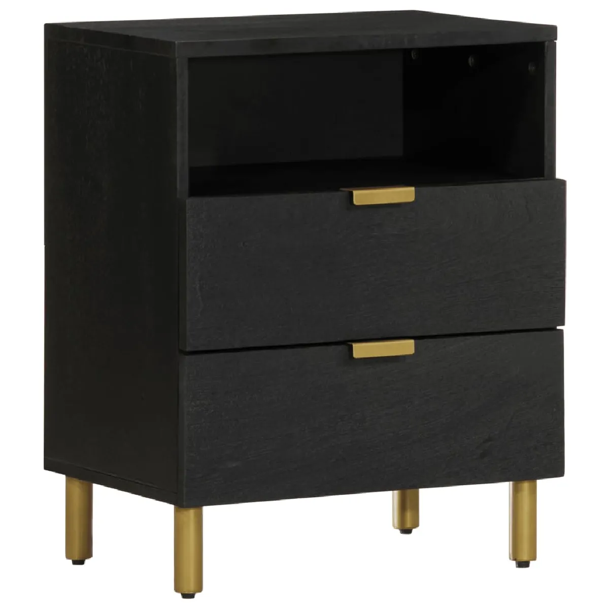Vidaxl Noir Table De Chevet