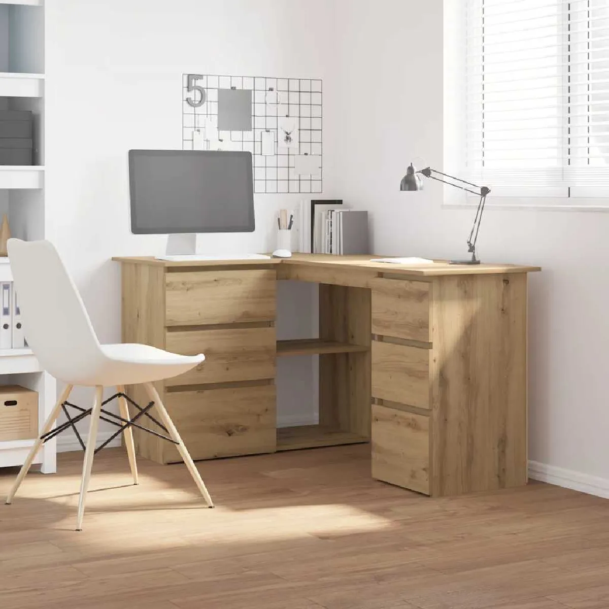 VIDAXL Bureau d'angle