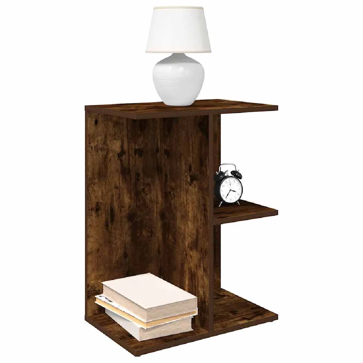 VidaXL Tables de chevet Chêne Fumé