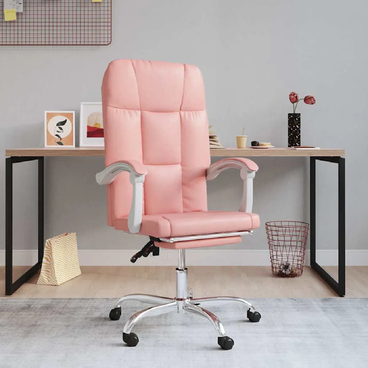 Vidaxl Rose Fauteuil Inclinable