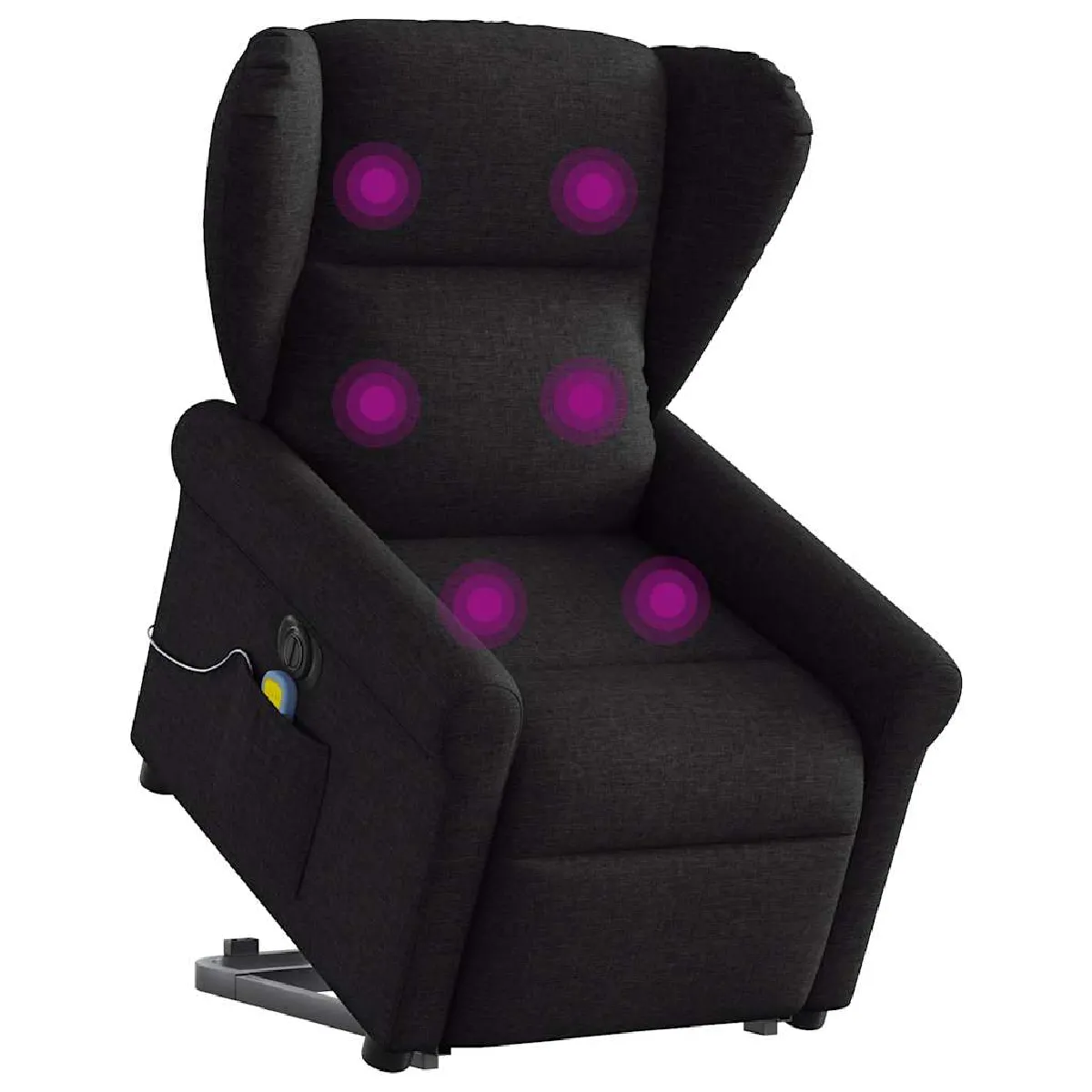 Vidaxl Noir Fauteuil Inclinable Électrique