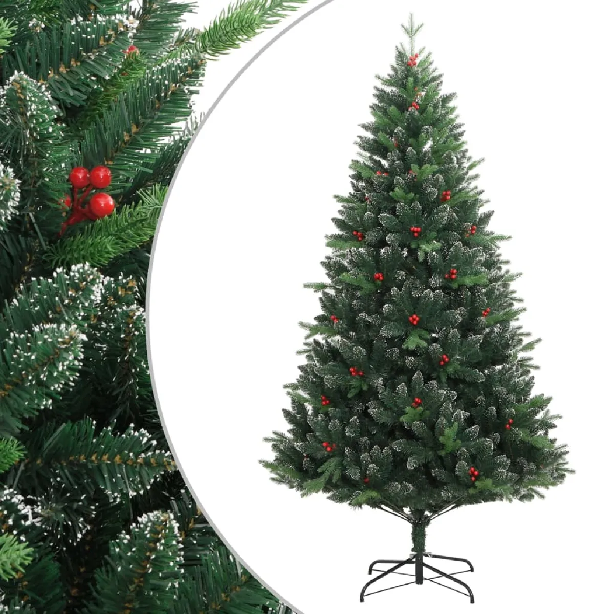 Vidaxl Sapin De Noël Artificiel À Charnières 240 Cm