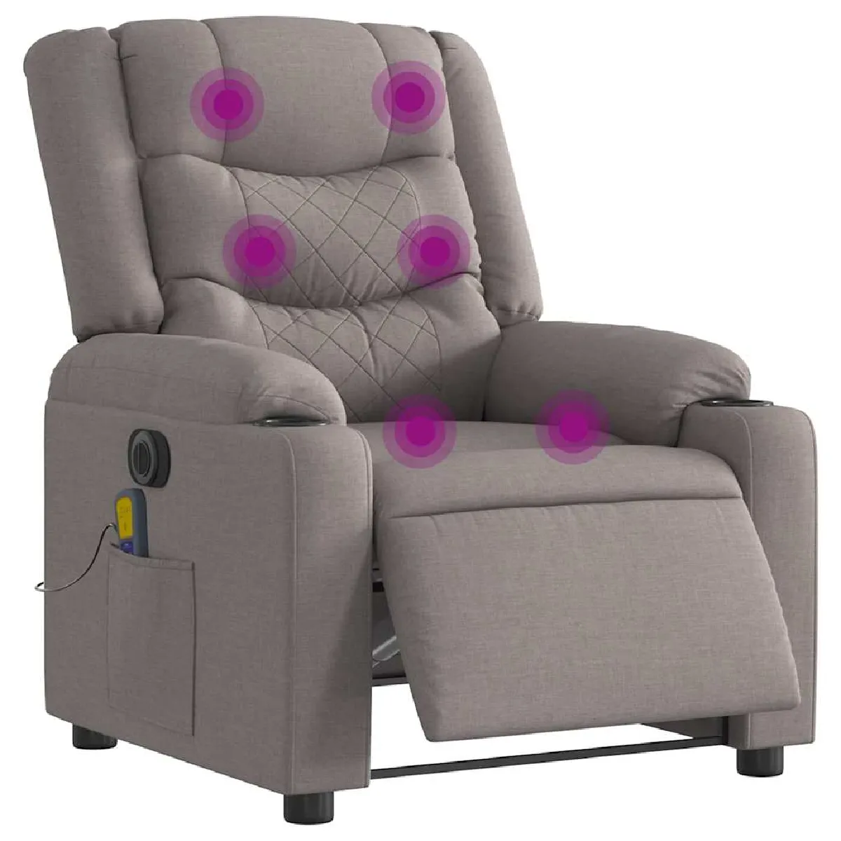 vidaXL Fauteuil de massage inclinable électrique - vue 3
