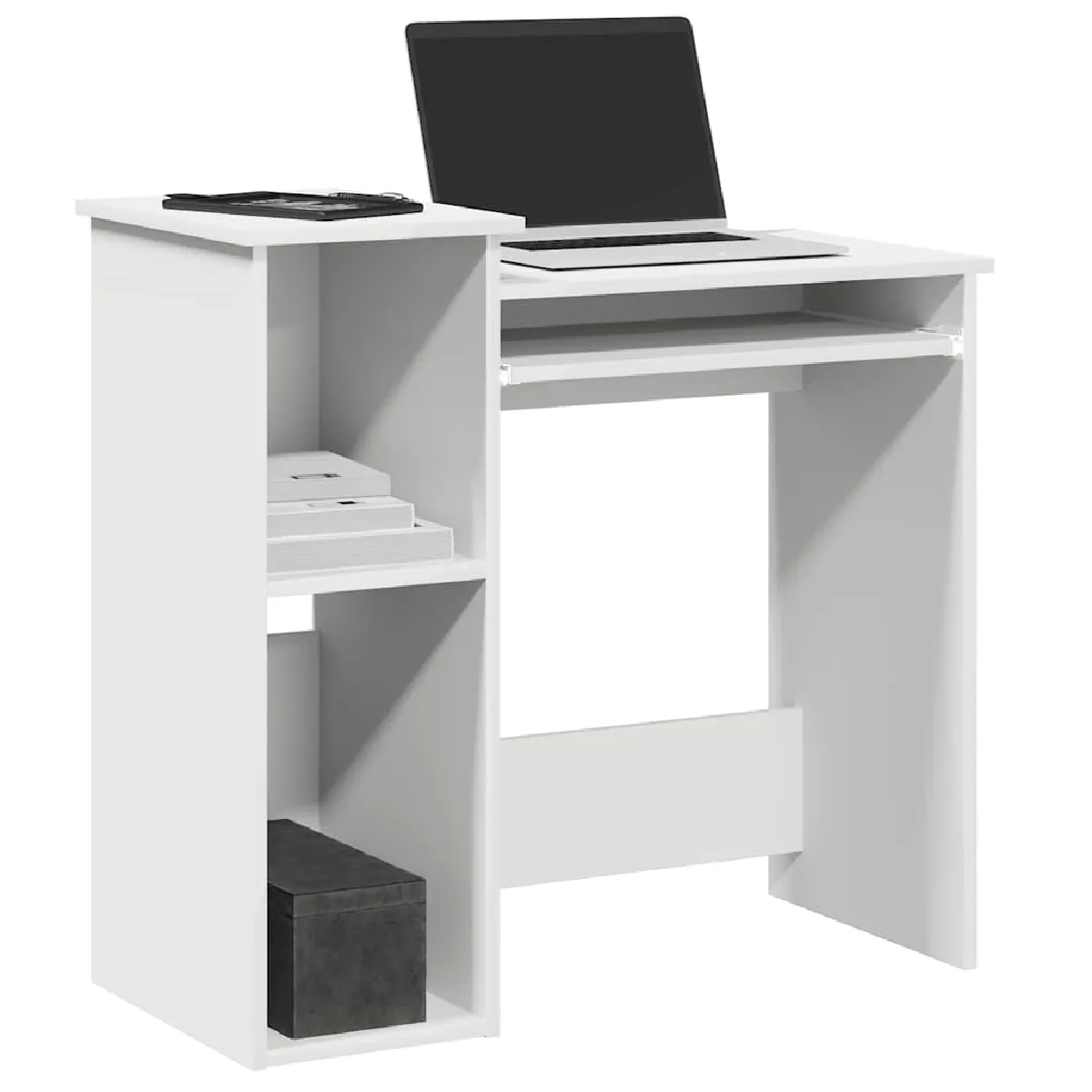 vidaXL Bureau avec étagères - vue 3