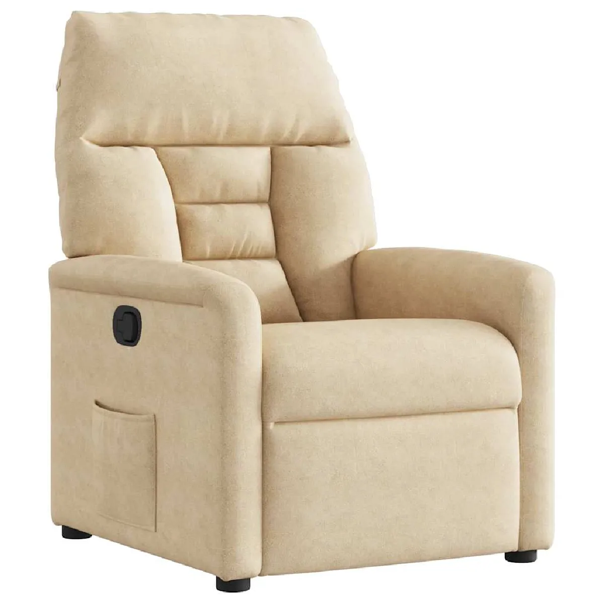 vidaXL Fauteuil inclinable - Crème