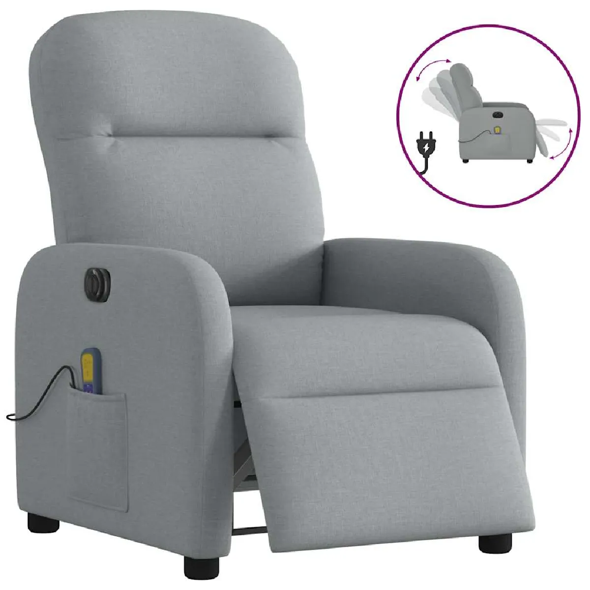 VidaXL Fauteuil de massage - vue 4