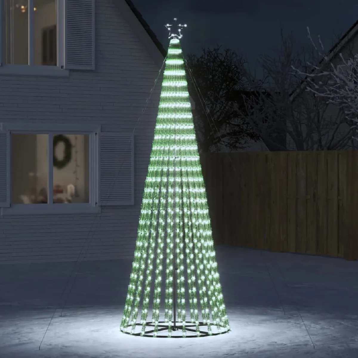 vidaXL Sapin de Noël LED 688 LED 300 cm - vue 3
