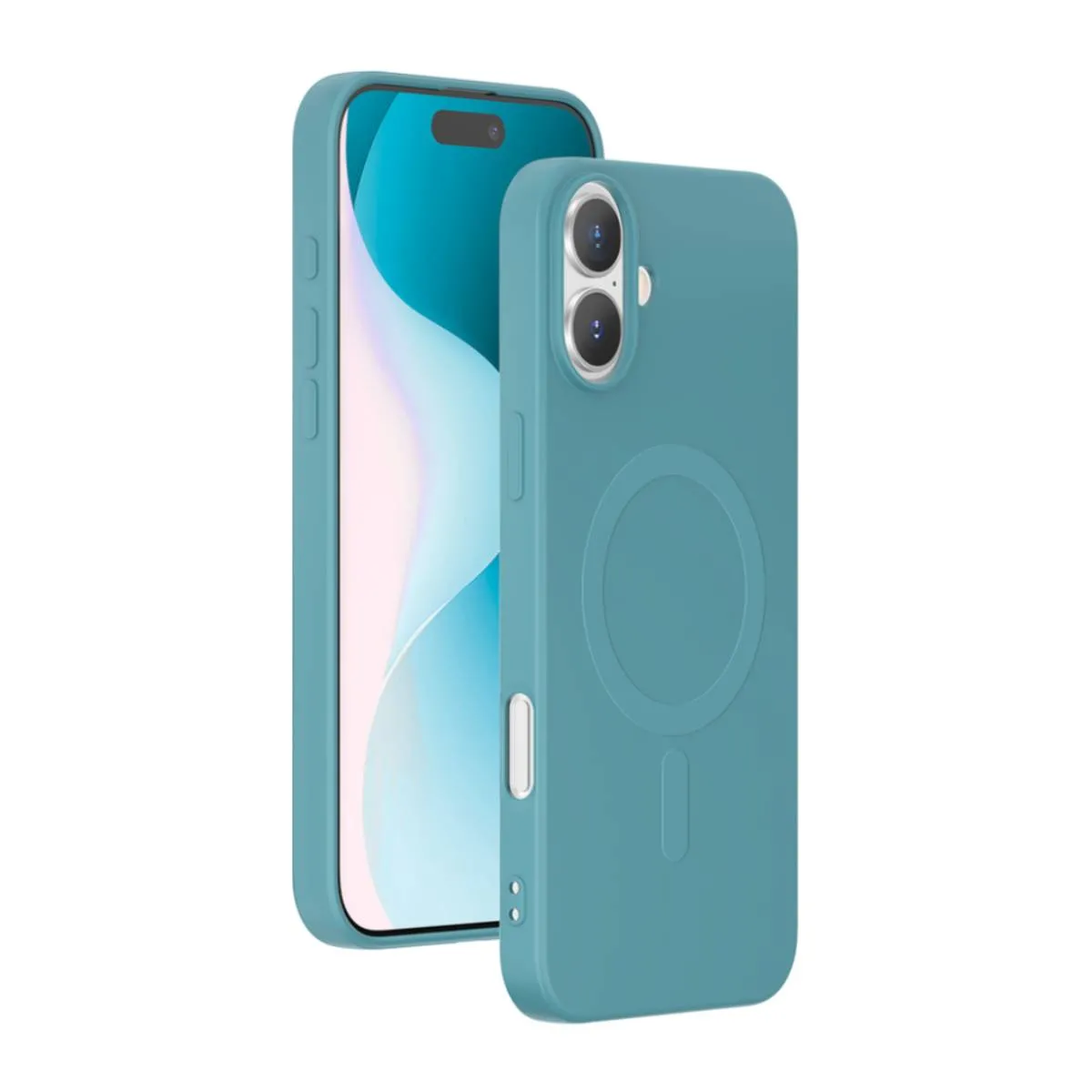 Bigben - Coque de Protection MagSafe pour iPhone 16 Plus - Vert - Image 3