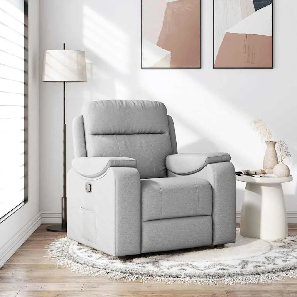 VidaXL Fauteuil inclinable nuage Tissu