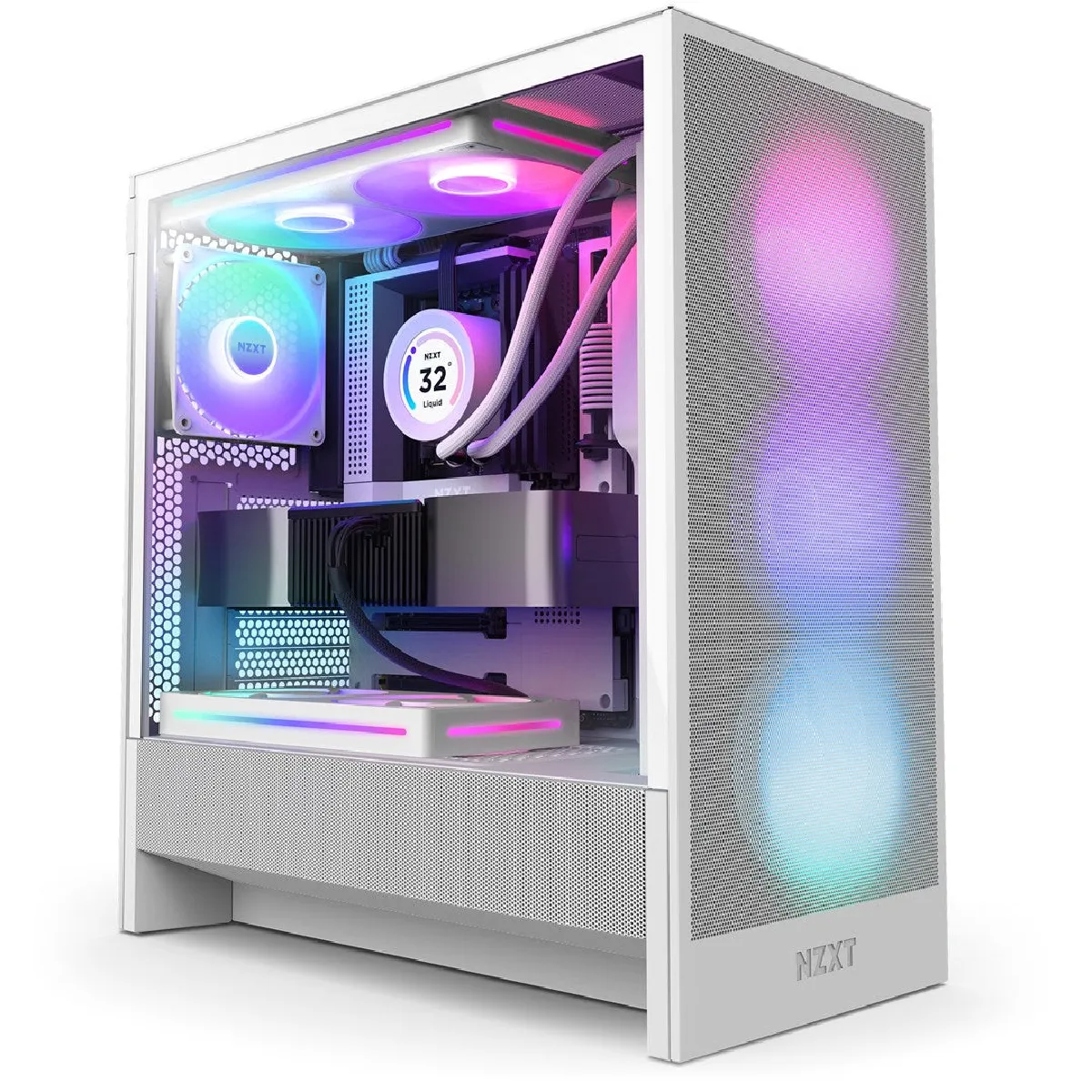 NZXT  H5 Flow RGB 2024 Blanc