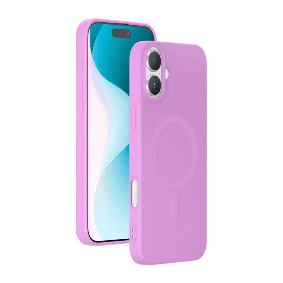 Bigben Connected Rose Coque Magsafe Pour Iphone 16 Plus Silicone Bigben - Neuf - Image 3