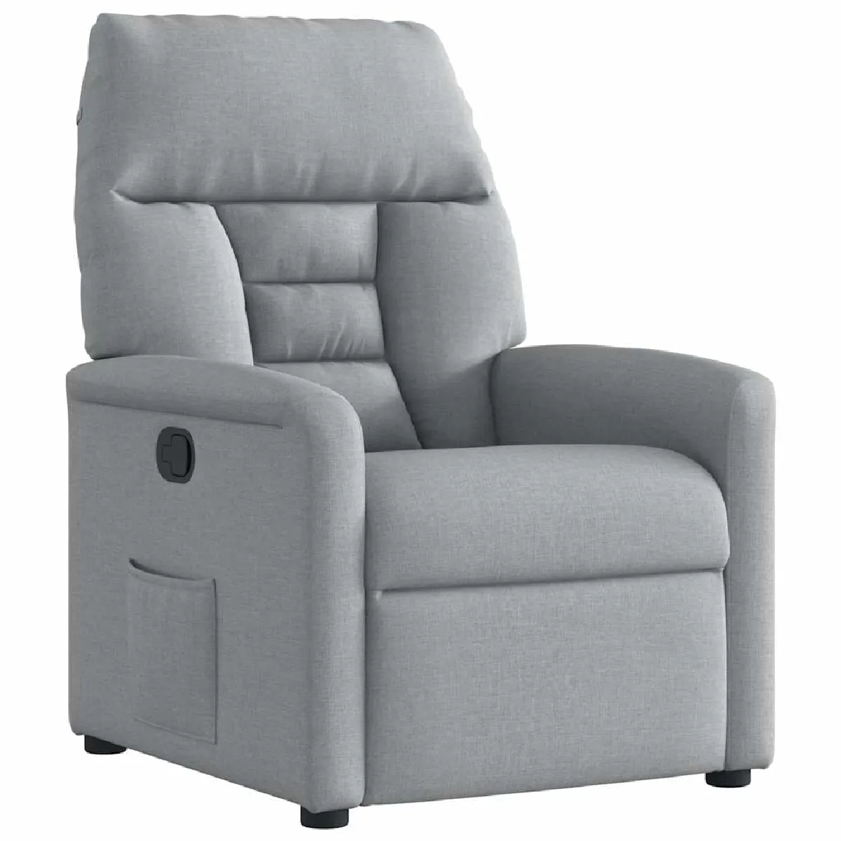 Vidaxl Gris/Clair Fauteuil Inclinable Tissu
