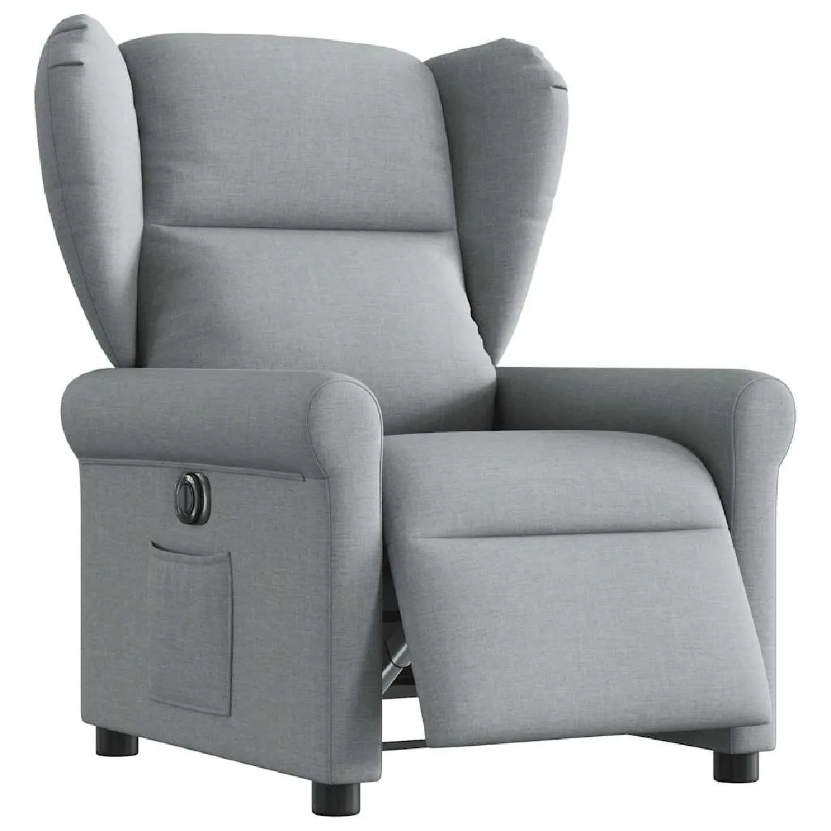 Vidaxl Gris/Clair Fauteuil Inclinable Électrique