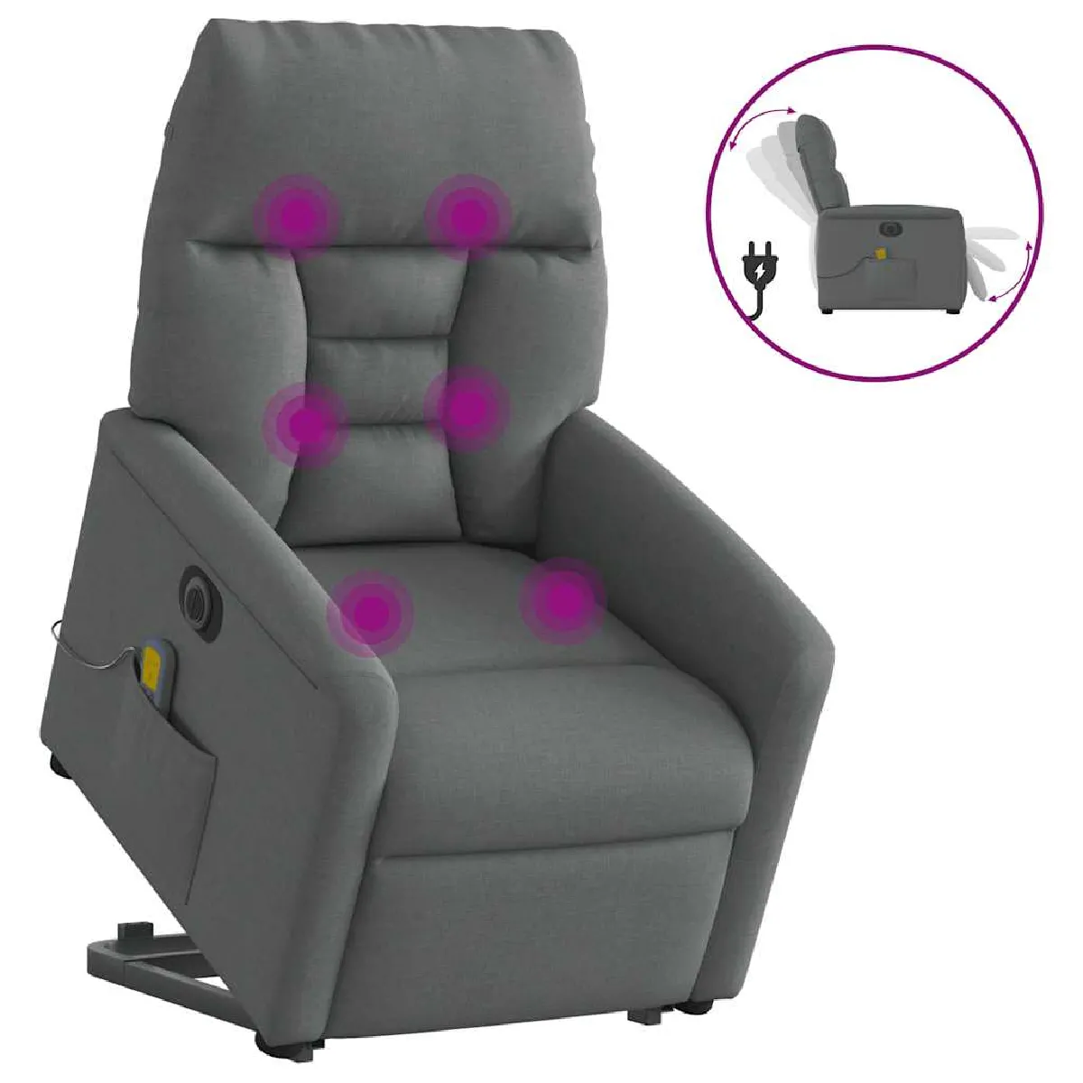 Fauteuil inclinable électrique vidaXL - vue 1