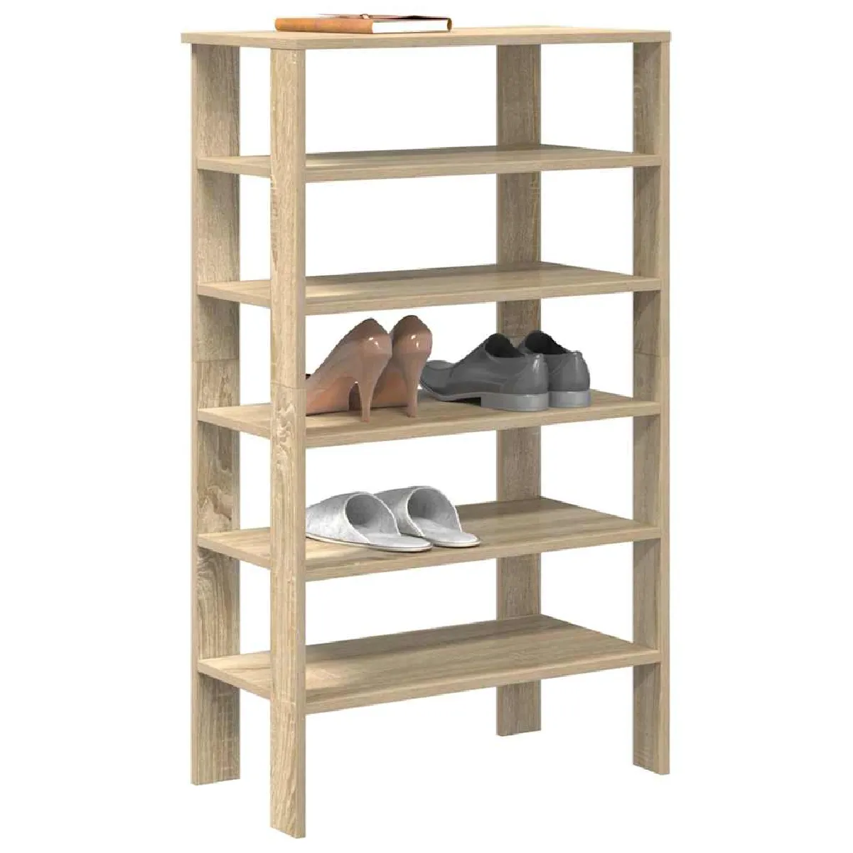 vidaXL Étagère à chaussures chêne sonoma 61x32x105 cm