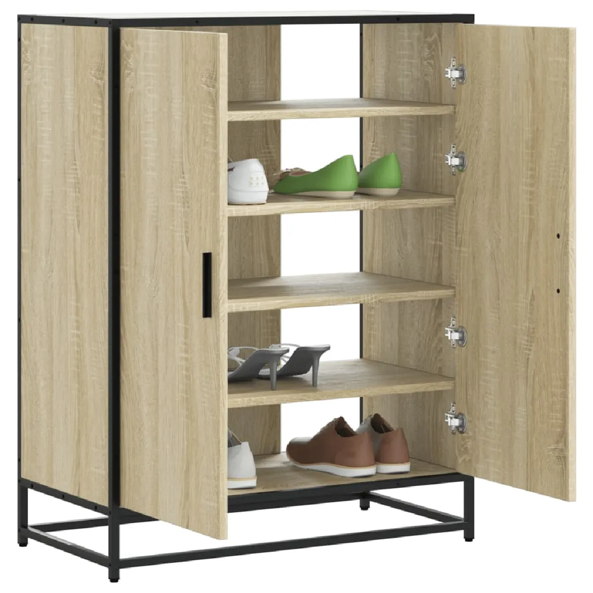 Vidaxl Armoire À Chaussures - Chêne Sonoma