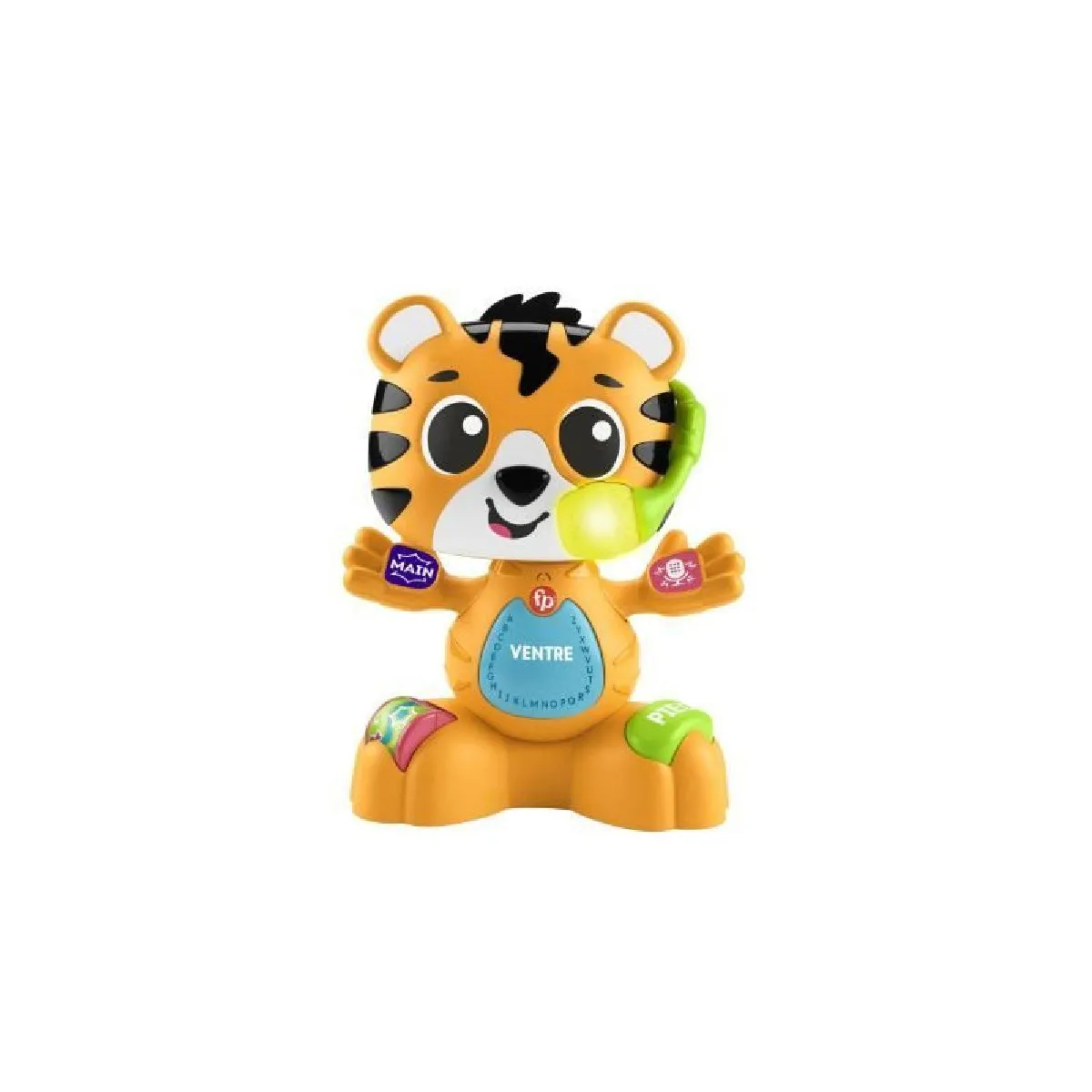  Jouet d’éveil Fisher-Price Sync Squad Tigre Parties du Corps