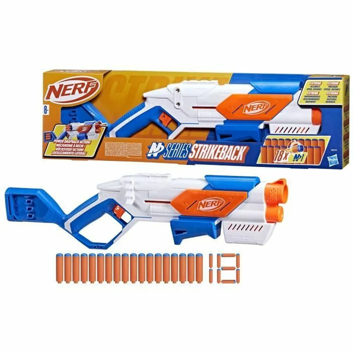 Nerf Strikeback blaster à fléchettes