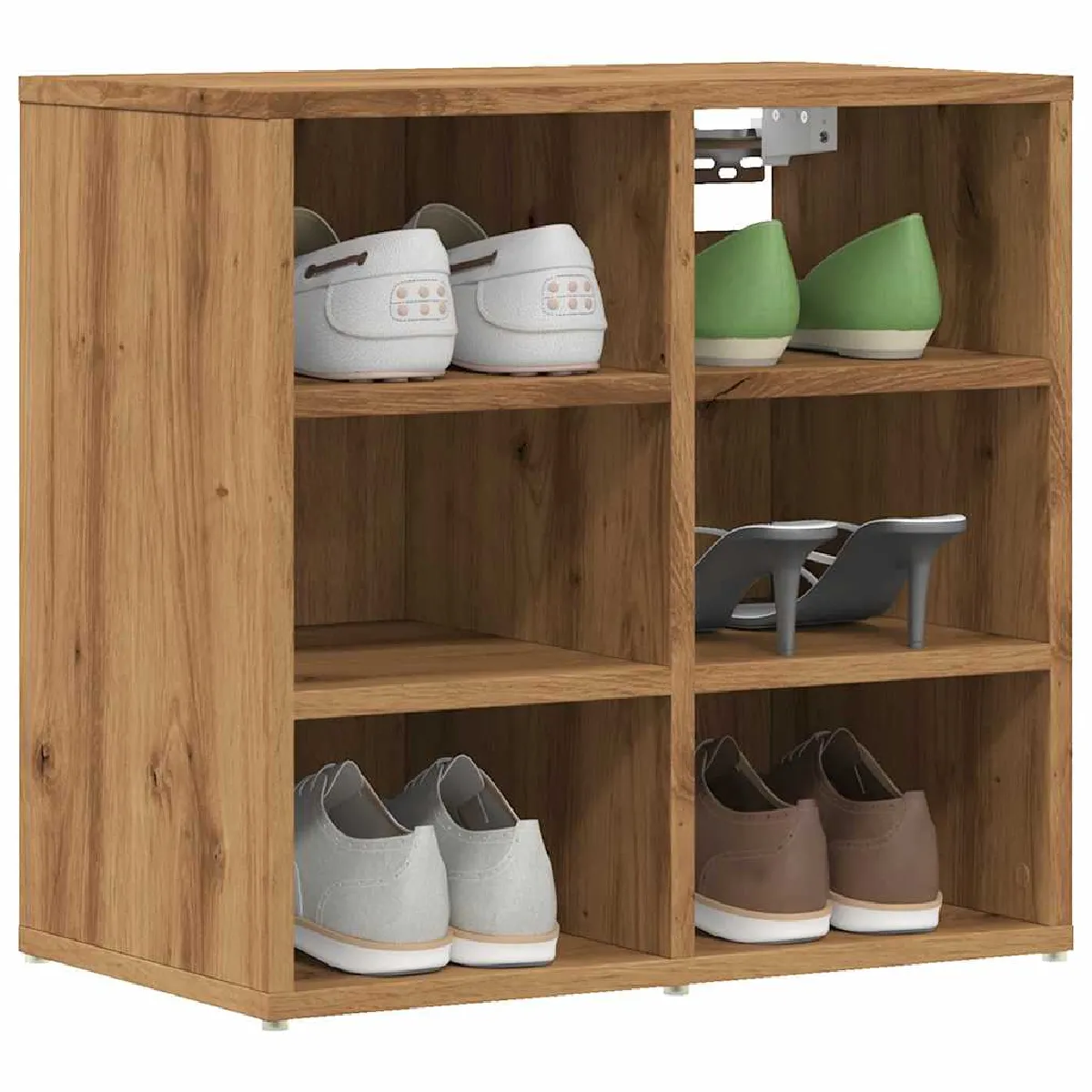 vidaXL Armoires à chaussures 2 pcs - vue 2