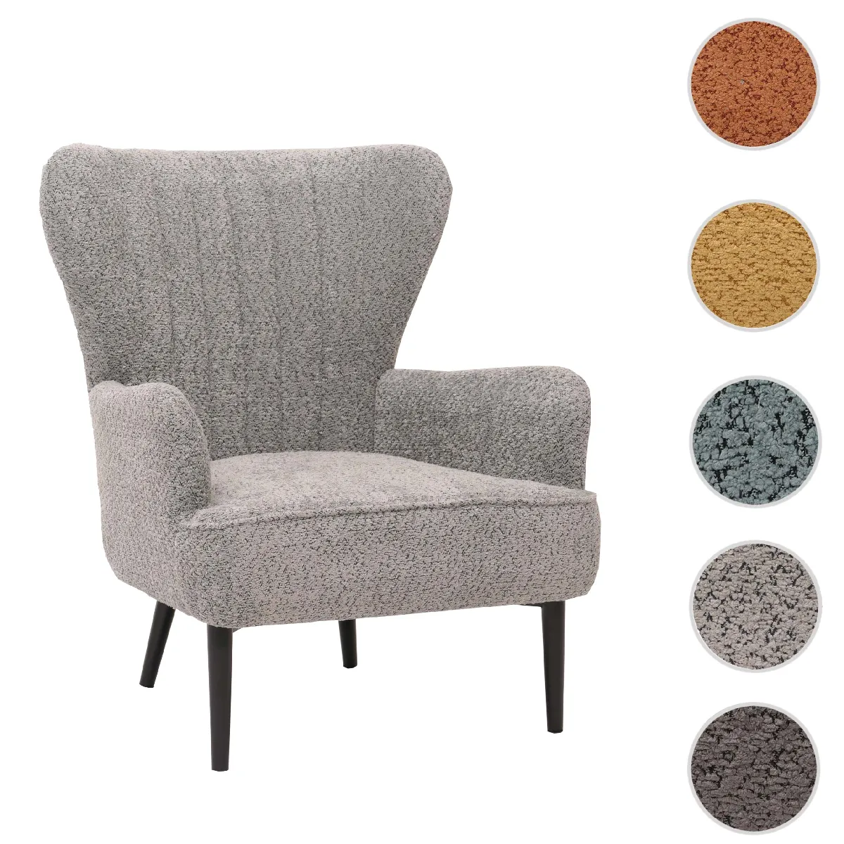 Mendler Fauteuil lounge rétro - vue 3