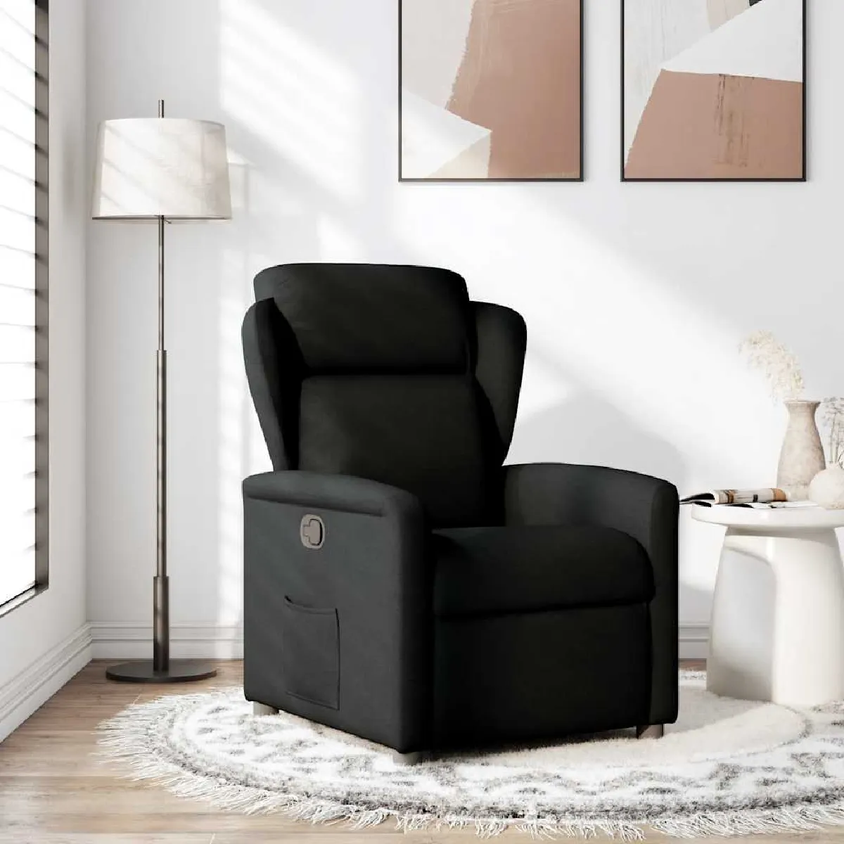 Vidaxl Fauteuil Réglable Tissunoir - Image 2