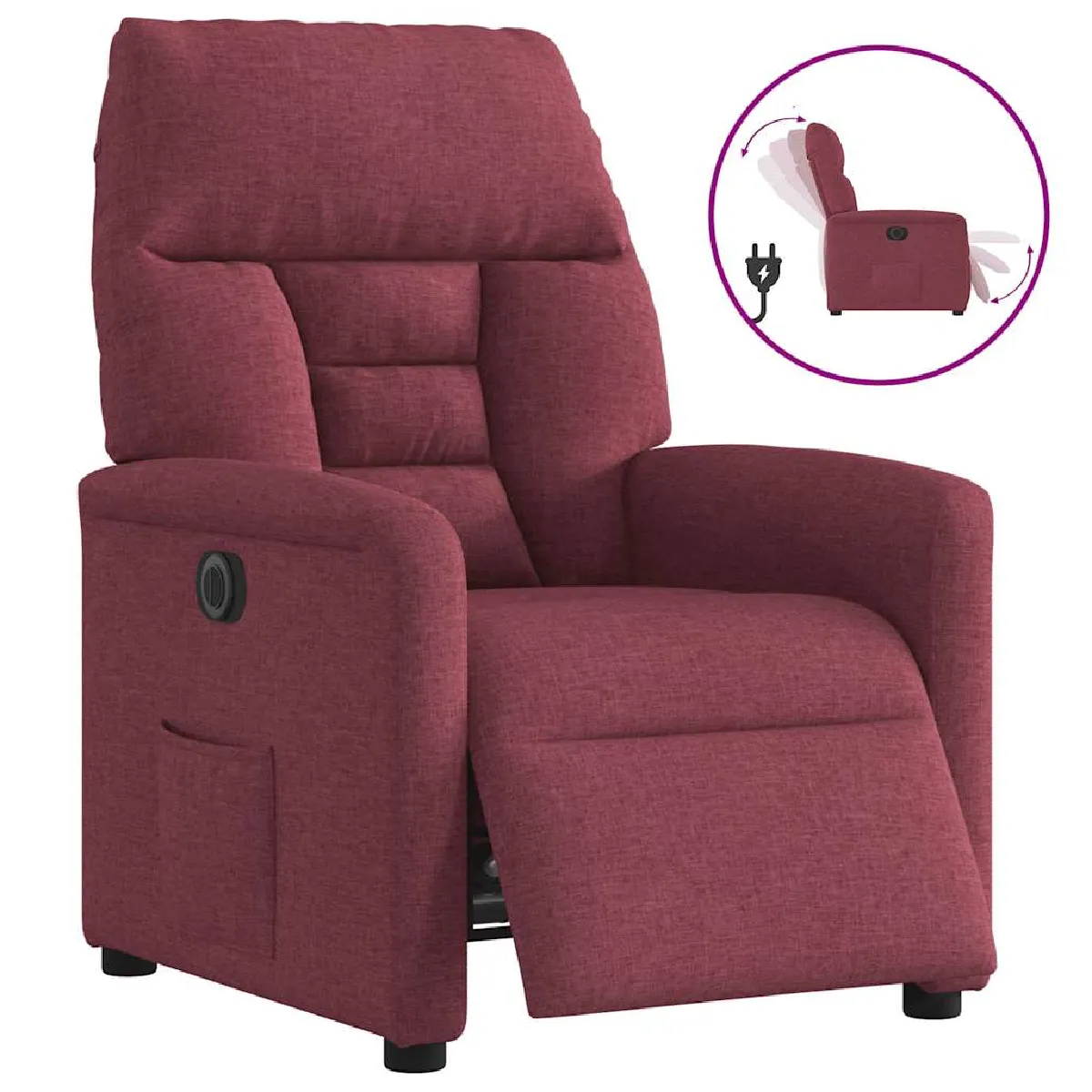 Fauteuil inclinable électrique vidaXL - vue 2