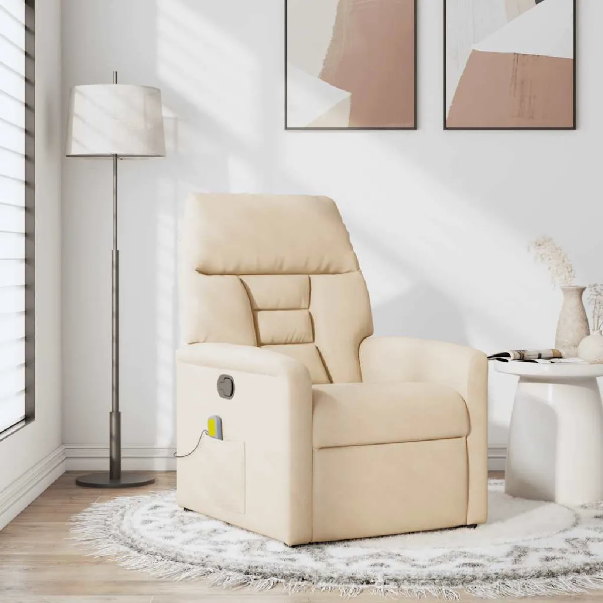 Vidaxl Beige Fauteuil Massage