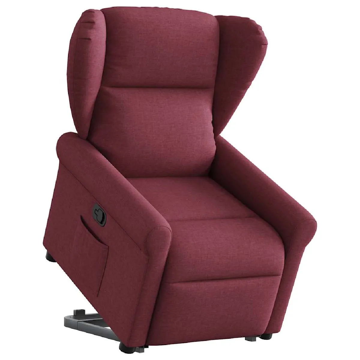 vidaXL Fauteuil Inclinable Bordeaux Tissu