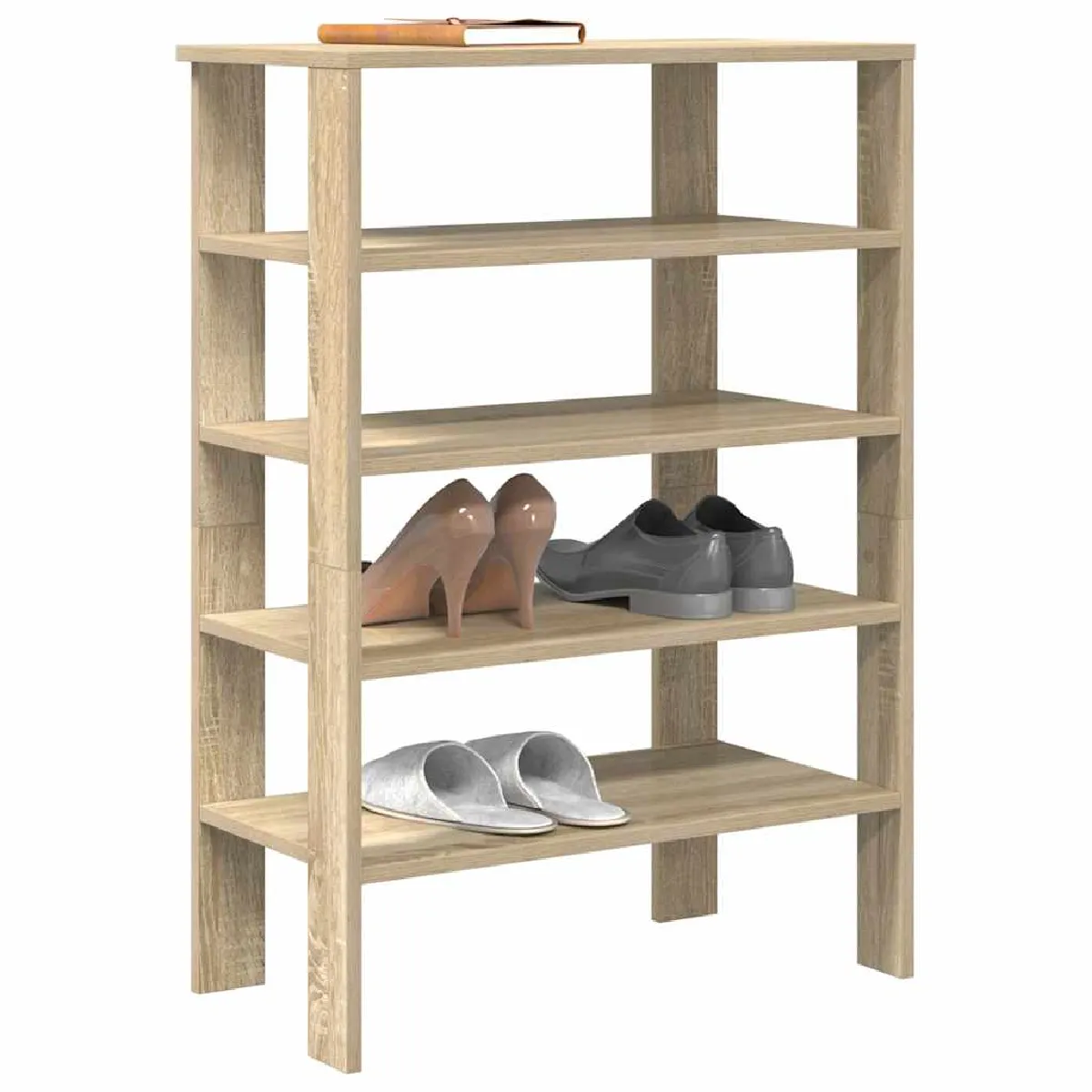 vidaXL Étagère à Chaussures Chêne Sonoma - vue 3