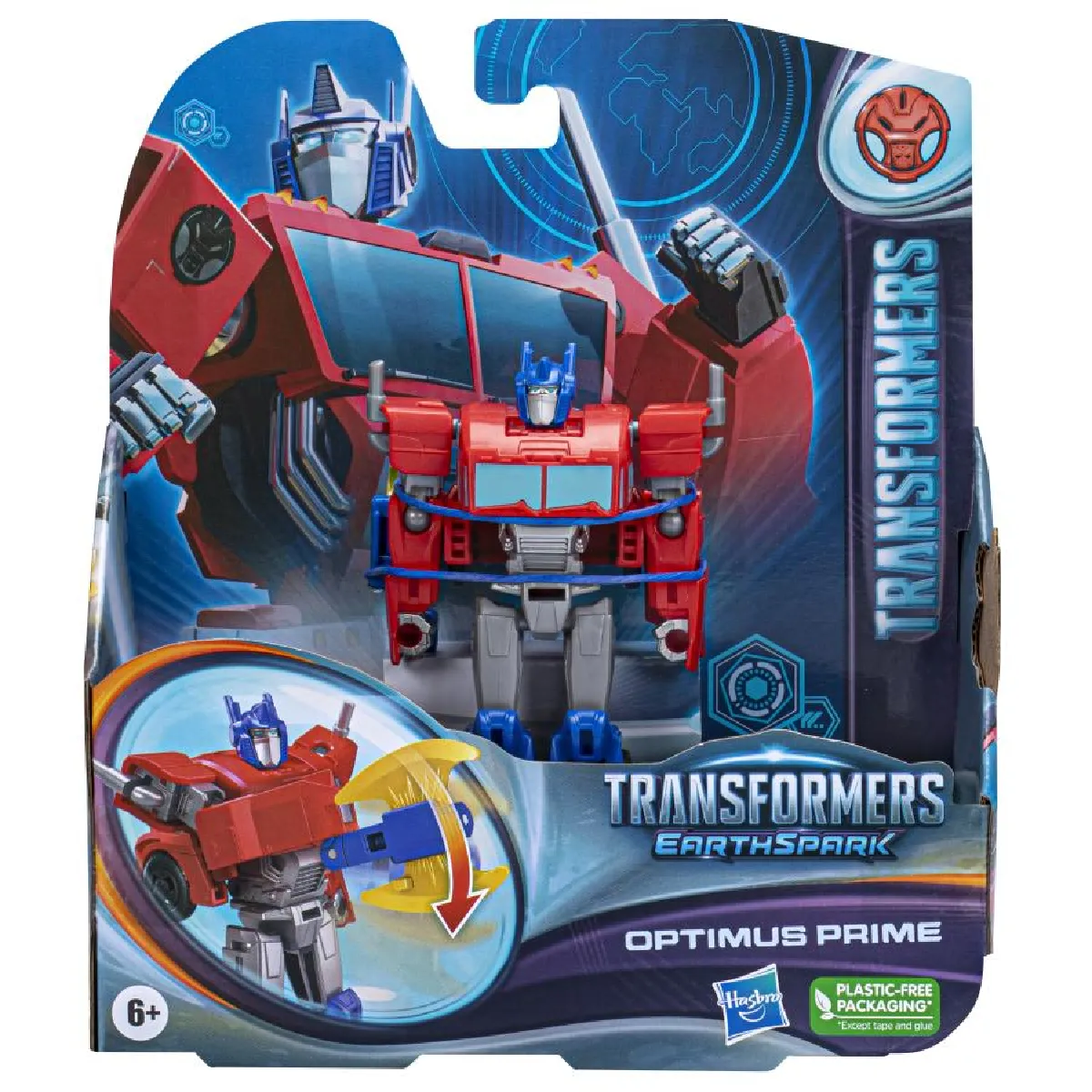 Hasbro Transformers Earthspark Optimus Prime Classe Guerrier - vue 4