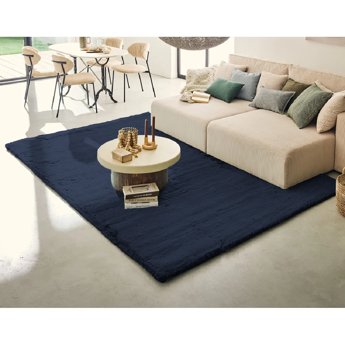 Joy tapis rectangulaire fausse fourrure - vue 5