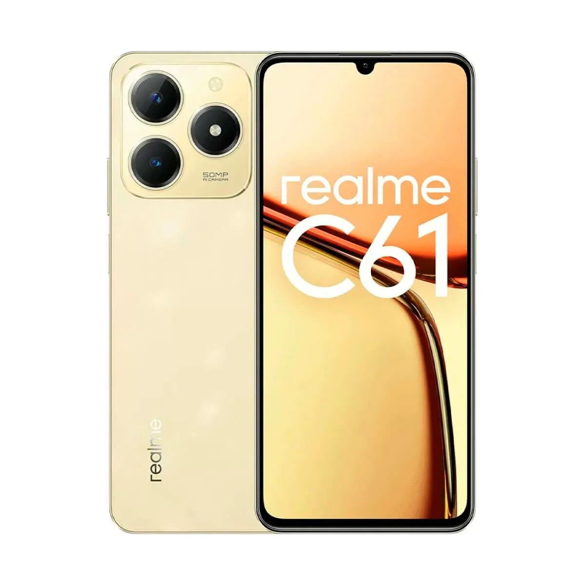 Realme c61 4g 6 go 128 go or (or sparkle) double sim 6941764435995 