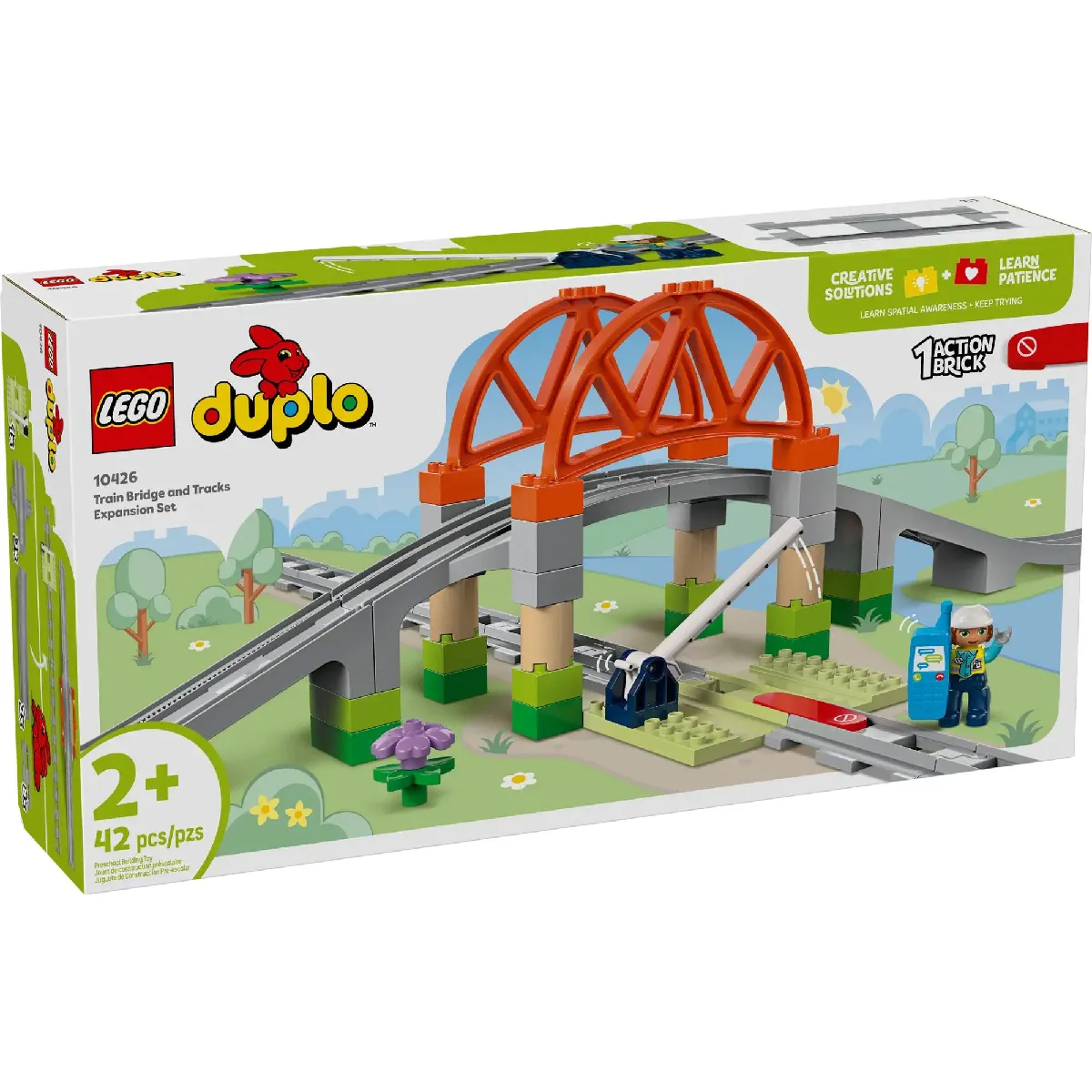 Lego Set D'extension: Les Rails Et Le Pont Du Train 10426 Lego La Boite